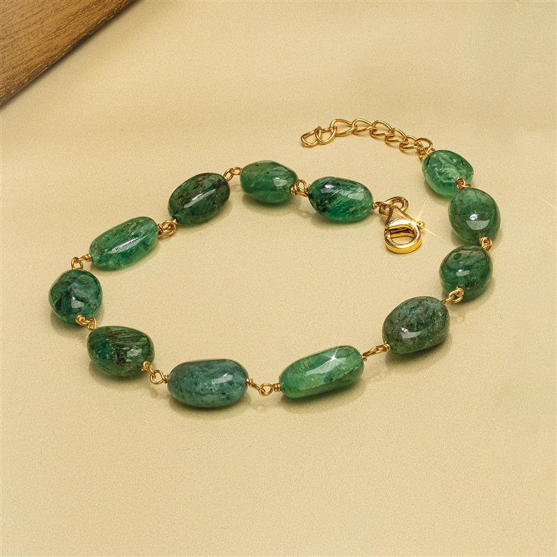 Greenfinger Emerald Necklace & Bracelet